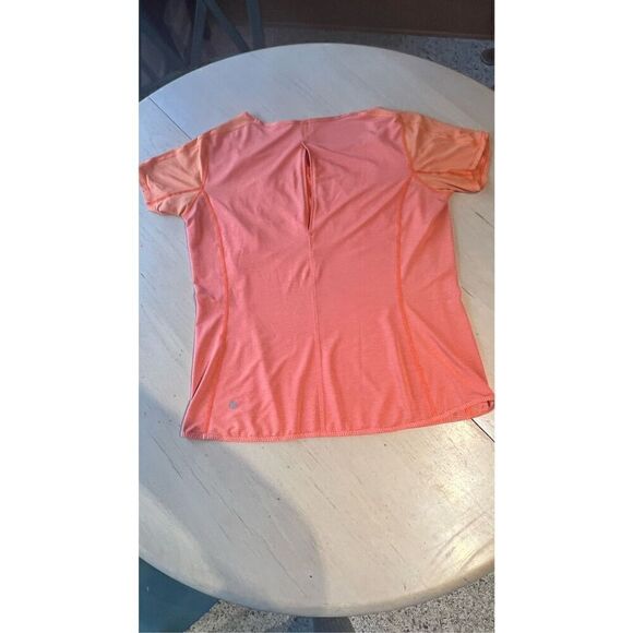 Lululemon Athletica 4 6 Run Fast Track Short Sleeve Silverescent Shirt top size - Picture 6 of 8